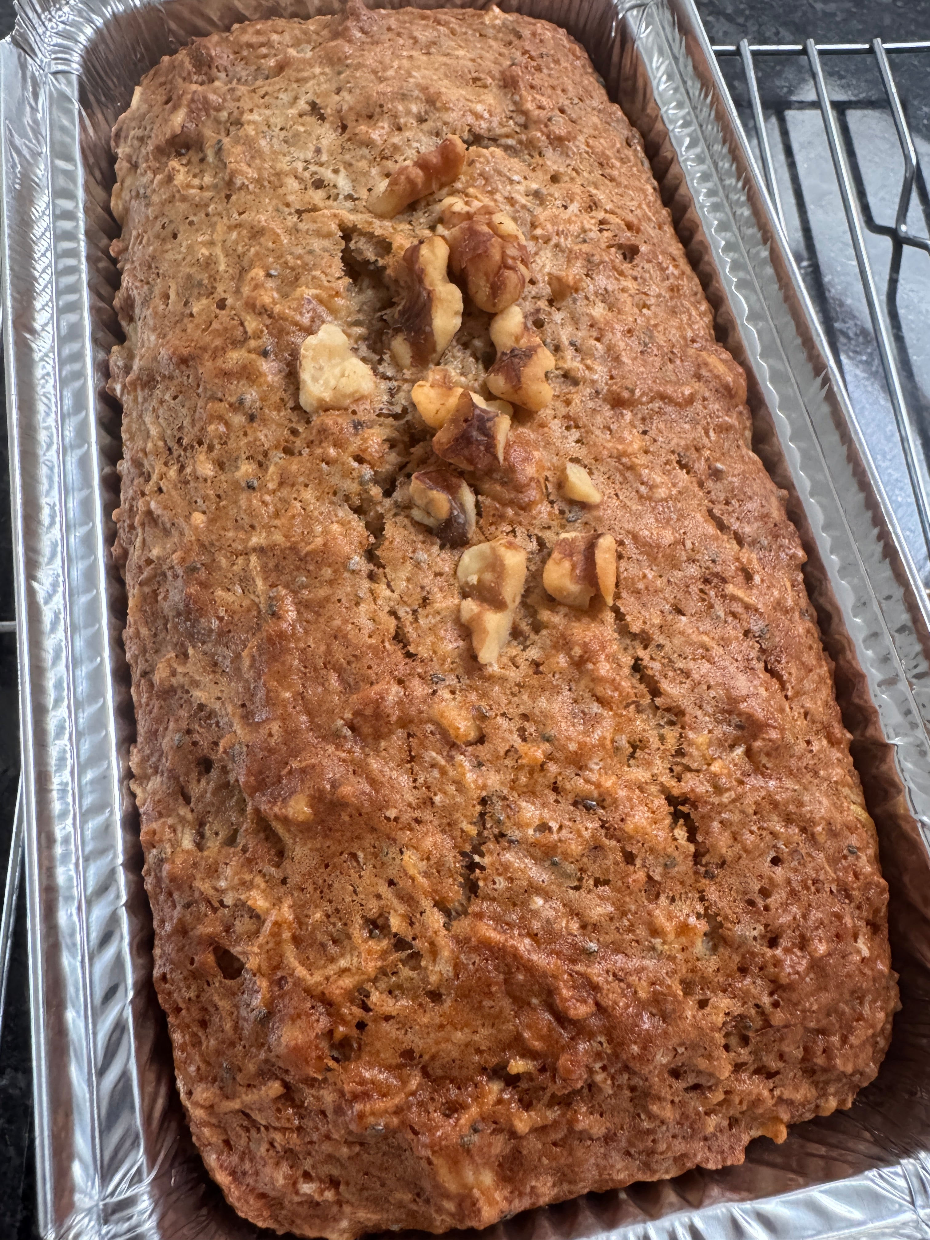 Warm Apple Cinnamon Tea Bread